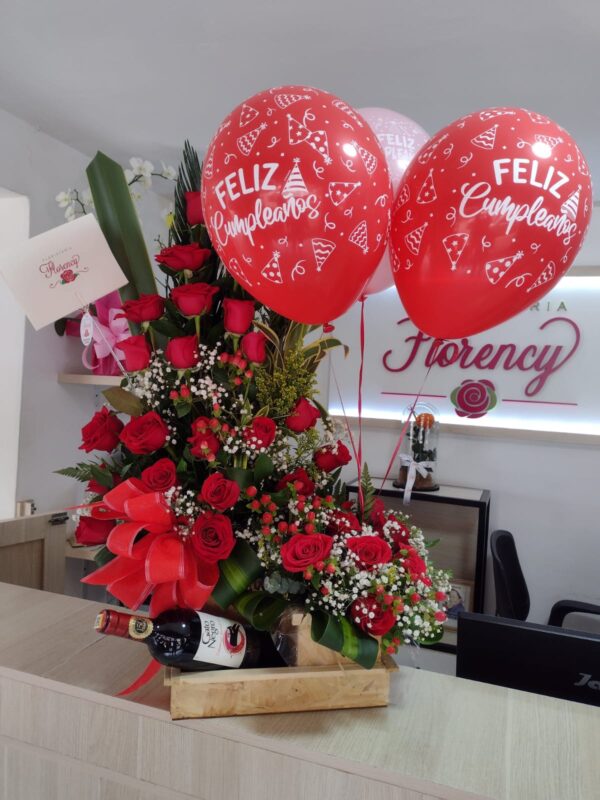 FLORES PARA CUMPLEAÑOS FFC-058
