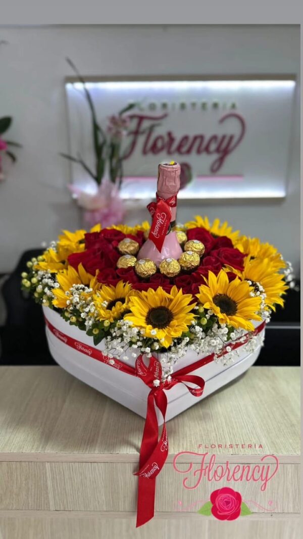 CAJA DE FLORES PARA REGALAR FFJ-070