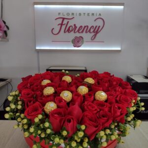 CAJA DE FLORES PARA REGALAR FFJ-063
