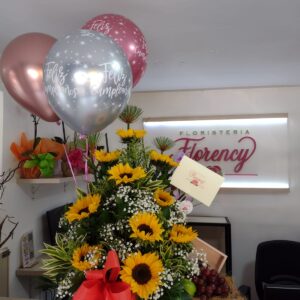 CAJA DE FLORES PARA REGALAR FFJ-062