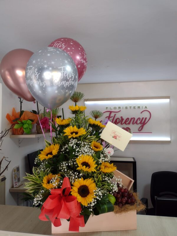CAJA DE FLORES PARA REGALAR FFJ-062