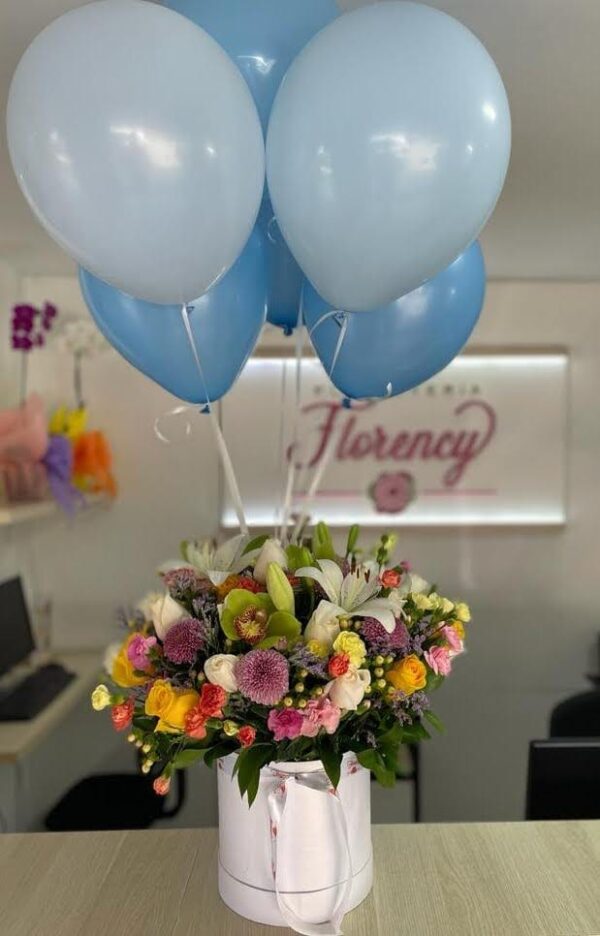 CAJA DE FLORES PARA REGALAR FFJ-059