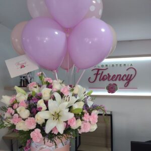 RAMOS DE FLORES INFANTILES  CILINDRO AMOR FFI-060