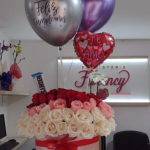 CAJA DE FLORES PARA REGALAR FFJ-052
