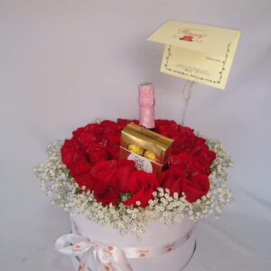 CAJA DE FLORES PARA REGALAR FFJ-038