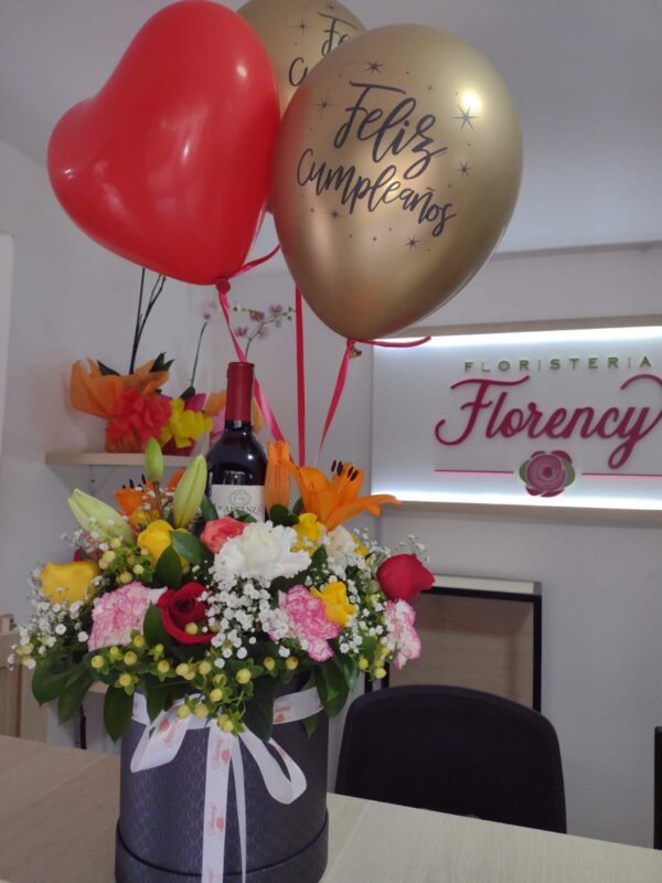 CAJA DE FLORES PARA REGALAR FFJ-048