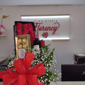 CAJA DE FLORES PARA REGALAR FFJ-047