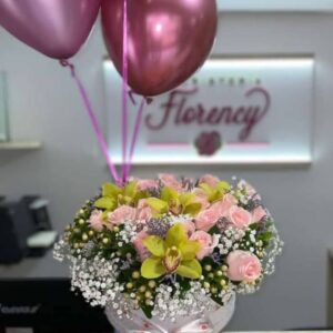 CAJA DE FLORES PARA REGALAR FFJ-044