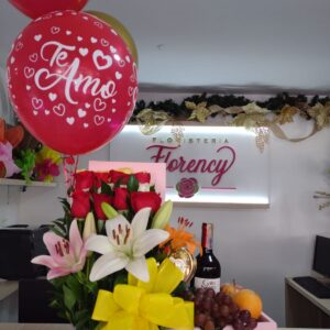 CAJA DE FLORES PARA REGALAR FFJ-042