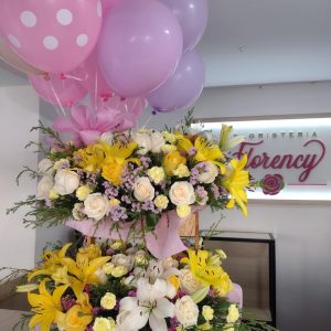 RAMOS DE FLORES INFANTILES  PRIMAVERA AMARILLA FFI-062